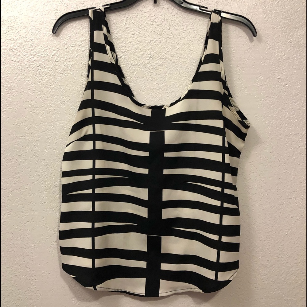 Black & White Tank Top
